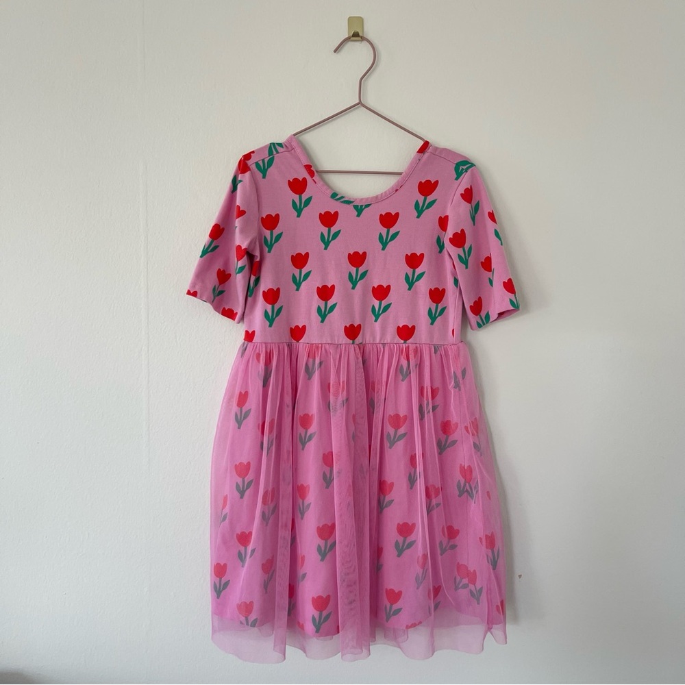 Hanna Andersson Pink Tulip Tulle Dress